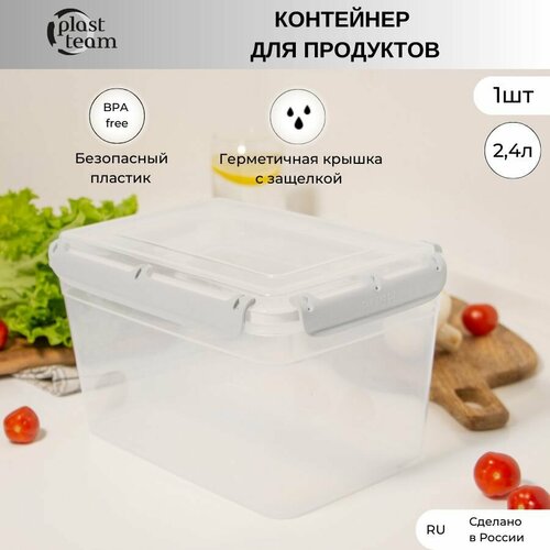 Контейнер для хранения продуктов 1шт 2,4л (ДхШхВ) 22х15х12см ланч-бокс