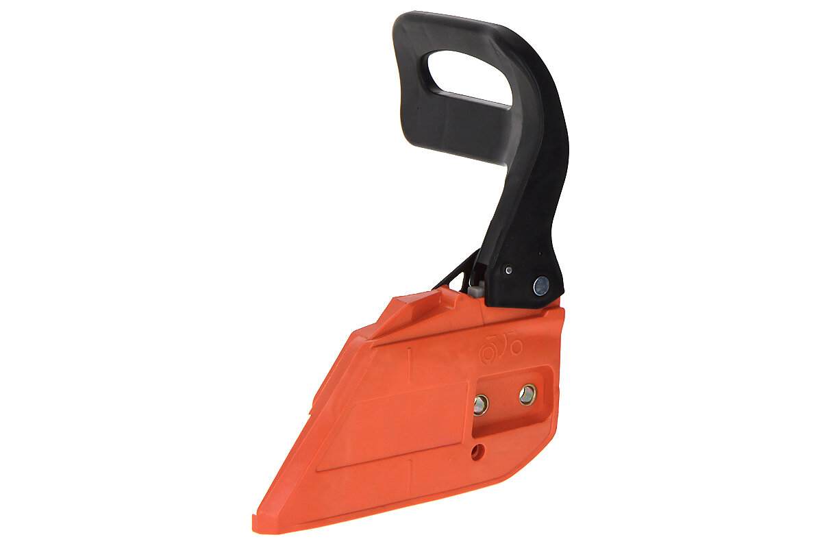 фото Крышка шины (муфты) в сборе с тормозом цепи (косая) для бензопилы CARVER HOBBY HSG 152-18