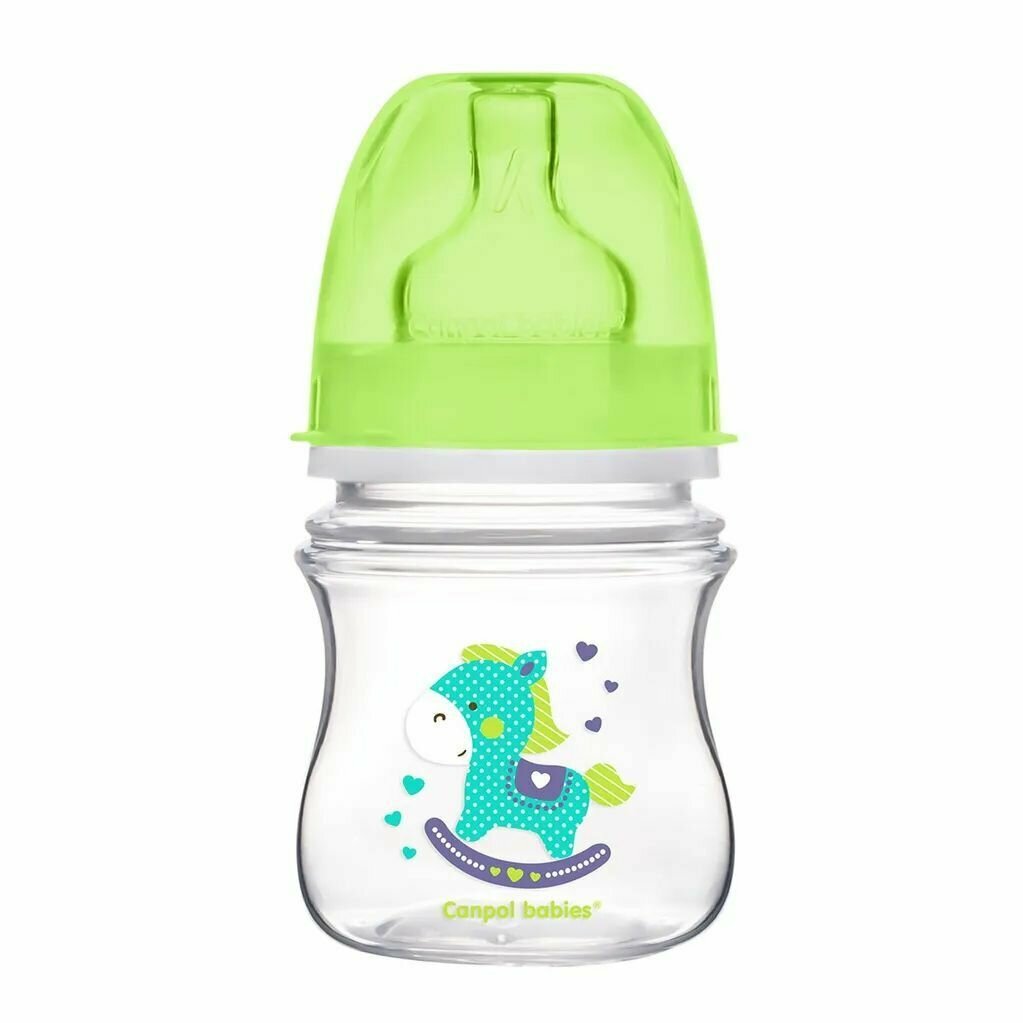 Бутылочка Canpol Babies Easy Start антиколиковая с широким горлышком, 120мл