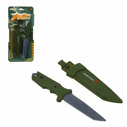 фото Всёгазин нож в ножнах, abs, 16х34х3см, игроленд