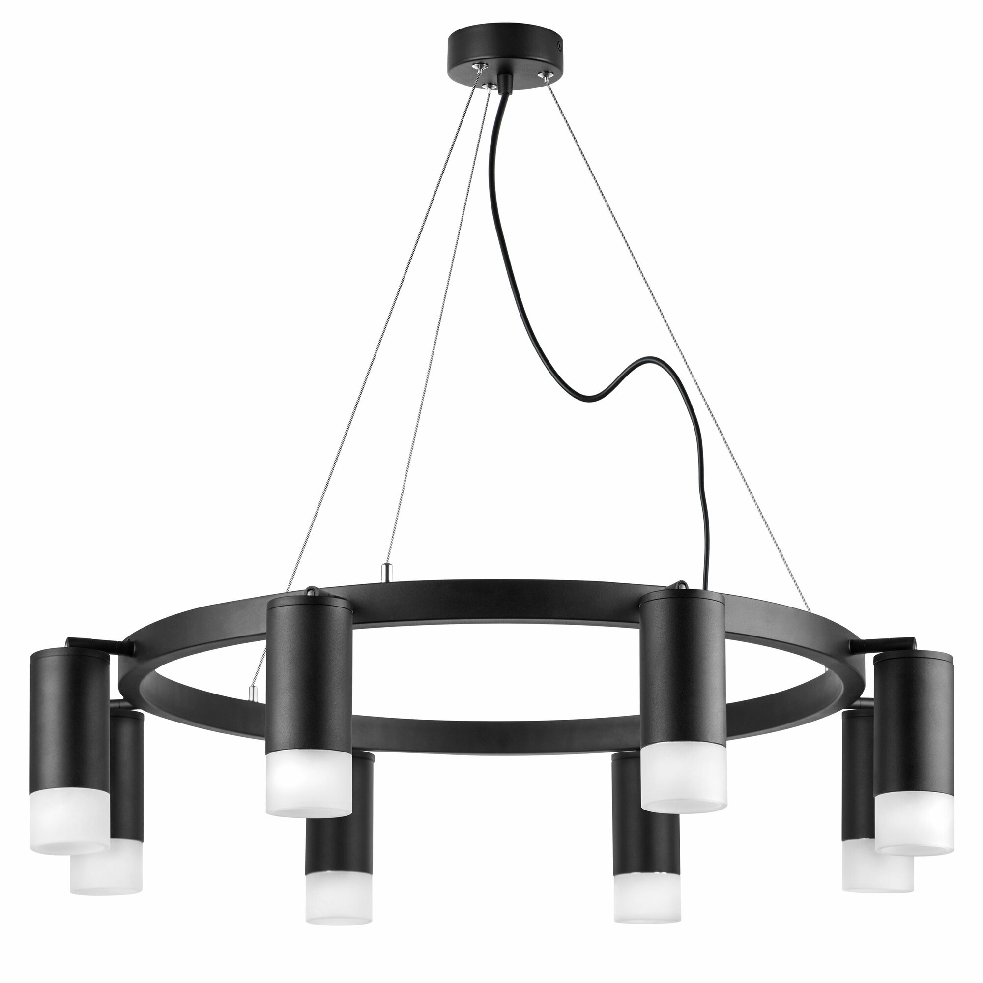 Подвесная люстра Lightstar Rullo (571018+214437-8+202431-8) - фото №1