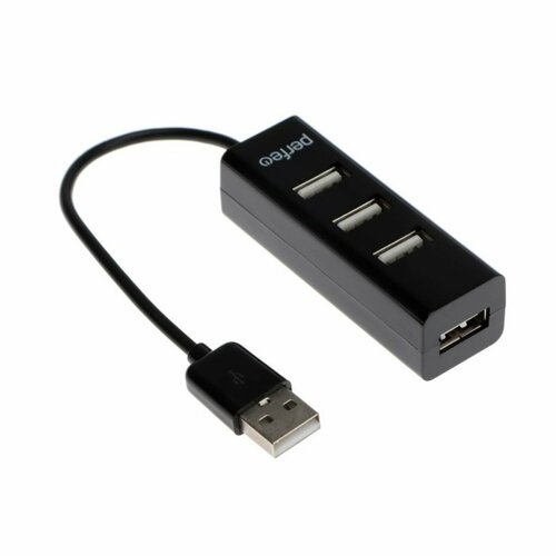 Разветвитель USB Hub PF-HYD-6010H 4 порта USB 20 черный 93300₽