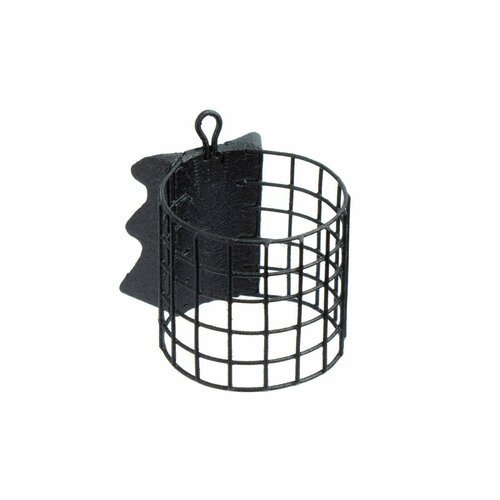 фото Груз-кормушка металлическая me alligator m grid, цвет matt black, 50 г, 28 мл россия