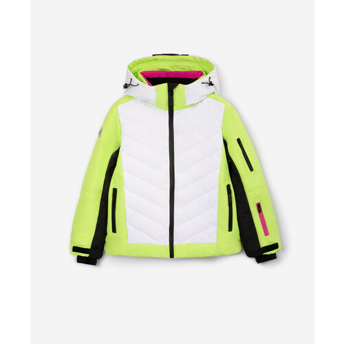 фото Куртка gulliver, размер 146, белый