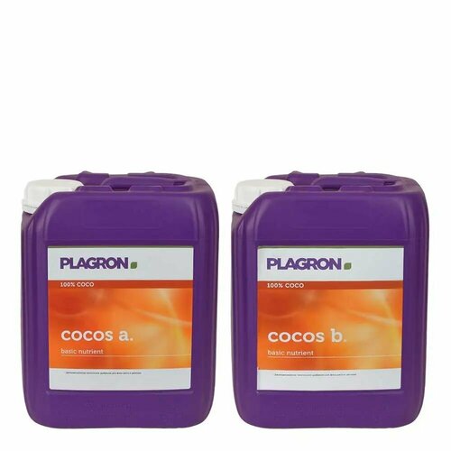 plagron hydro cocos 60 40 45l PLAGRON Cocos A+B удобрение минеральное для кокосового субстрата 5 л.