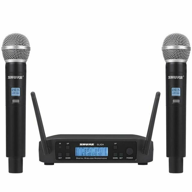 Shure GLXD4 - беспроводной профессиональный микрофон для пения, караоке, мероприятий