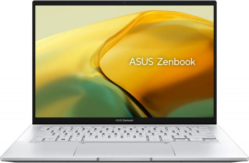 Ноутбук ASUS Zenbook 14 OLED UX3402VA-KM064W, 14" (2880x1800) OLED 90Гц/Intel Core i7-1360P/16ГБ DDR5/1ТБ SSD/Iris Xe Graphics/Windows 11 Home, серебристый (90NB10G6-M00E90)