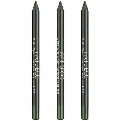 ARTDECO Карандаш для век Водостойкий Soft Eye Liner Waterproof тон 66, 1,2 г, 3 шт