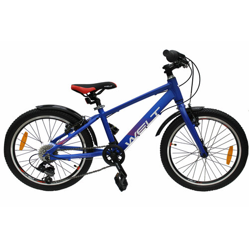 Детский велосипед Welt Peak 20 R, год 2021, цвет Синий