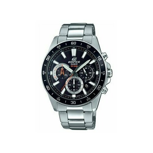 Наручные часы CASIO Edifice EFV-570D-1A, серебряный, черный