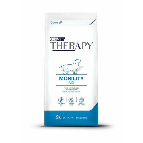 Сухой корм Vitalcan Therapy Canine Mobility Aid для собак всех возрастов, при заболеваниях опорно-двигательного аппарата, с курицей, 2 кг