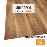 Линолеум для пола на отрез 2,5х1 м LEVMA HOME 01, бытовой, 21 класс, 4828332-2,5х1