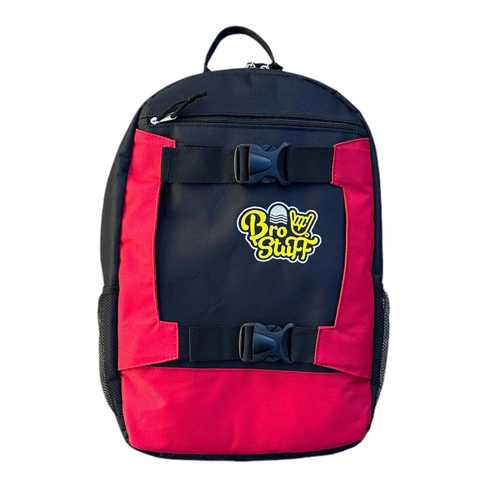 Рюкзак BroStuff urban sk8 black red 25l