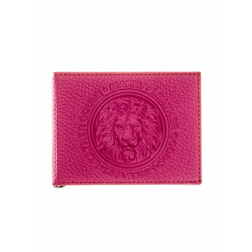 фото Зажим для купюр makey 098-08-51, фактура тиснение, фуксия, розовый