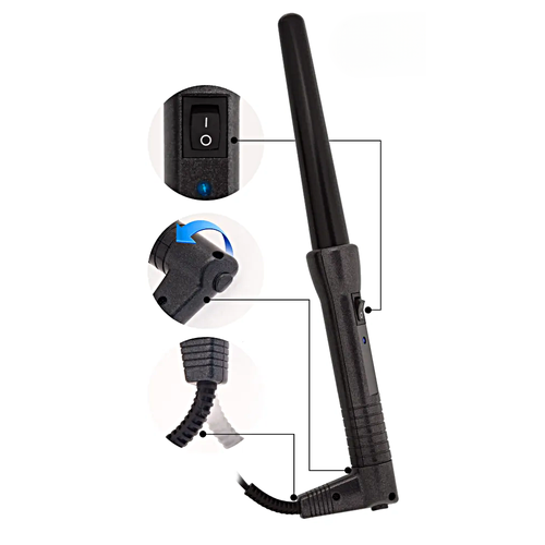 Профессиональная плойка для волос Rozia Щипцы для завивки волос Профессиональная плойка-щипцы Уход за волосами Черный 279000₽