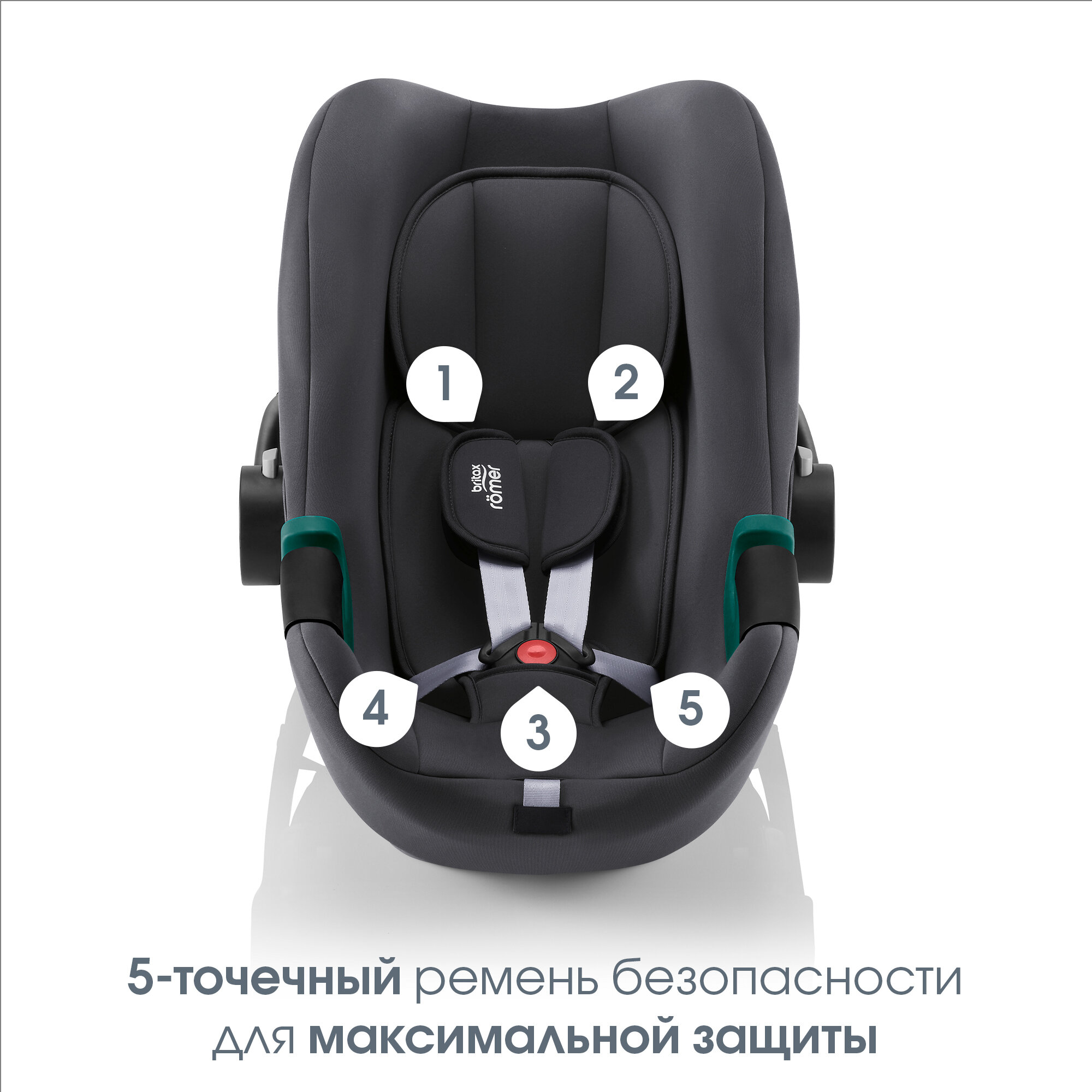 Автокресло детское BRITAX ROEMER Baby-Safe 3 i-Size, 0/0+, от 0 мес до 15 мес, черный - фото №11