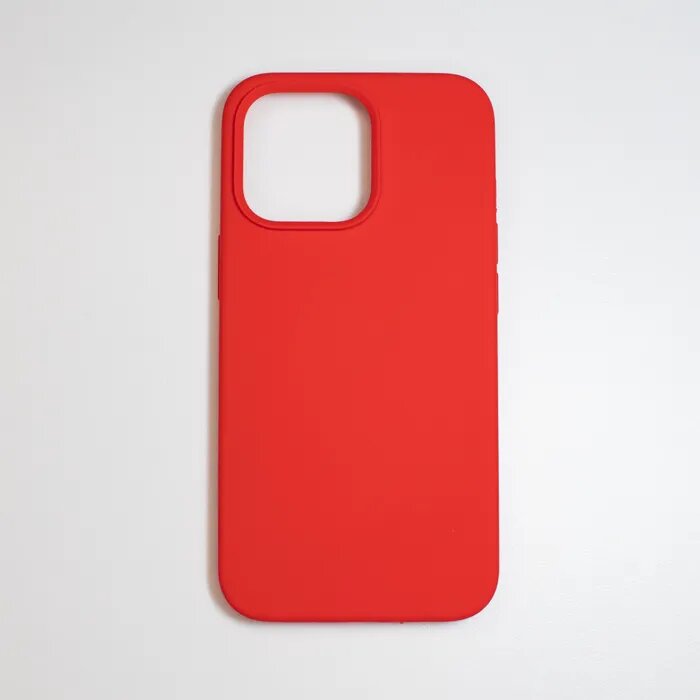 Чехол Silicone Case для iPhone 13, цвет красный