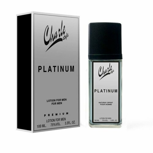 Лосьон одеколон после бритья Charle style Platinum по мотивам Egoist Platinum, Chanel, 100 мл (комплект из 6 шт)