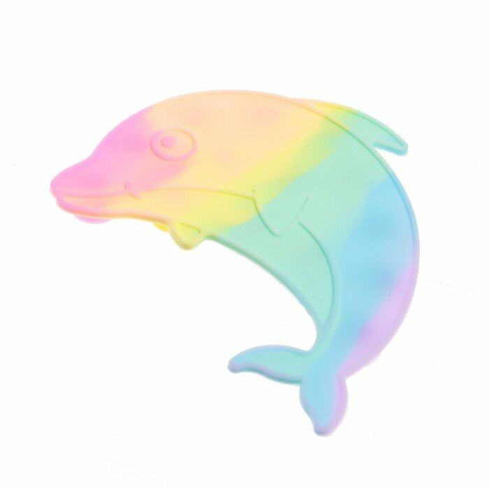 Развивающая игрушка «Дельфин» с присосками, цвета микс (комплект из 24 шт)