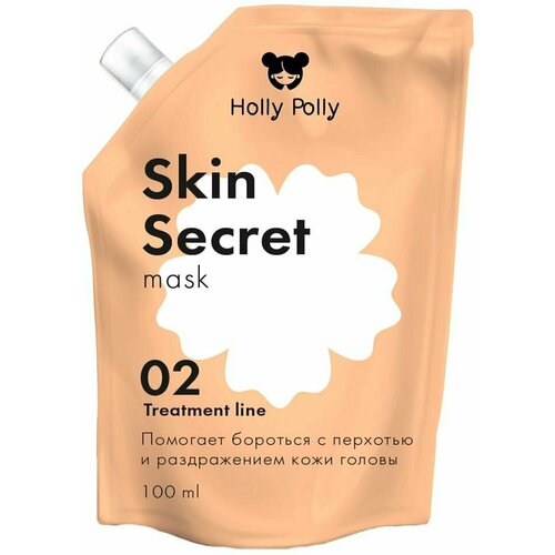 Маска для кожи головы Holly Polly Skin Secret успокаивающая 100мл х 3шт маска для кожи головы успокаивающая holly polly mask skin secret 100 мл