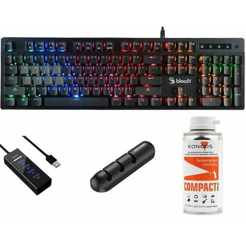 Клавиатура A4Tech A4 Bloody B500N Black USB Выгодный 487700₽