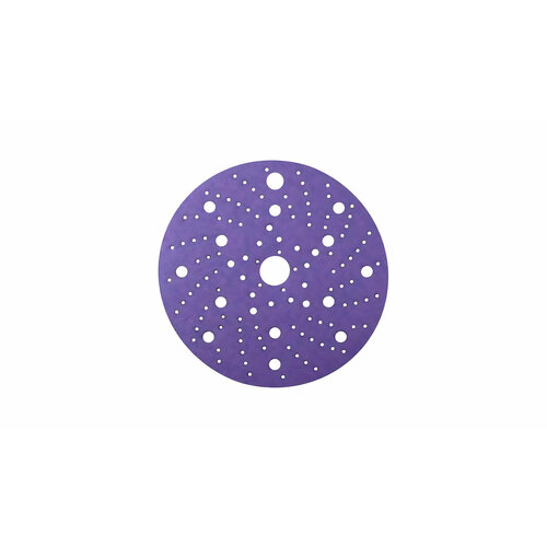 Диск шлифовальный на пленочной основе Sandwox 328 Purple Zirconia Multi holes 150мм Р600 1шт диск абразивный из оксида алюминия 150 мм 6 дюймов зернистость 60 600 1 шт