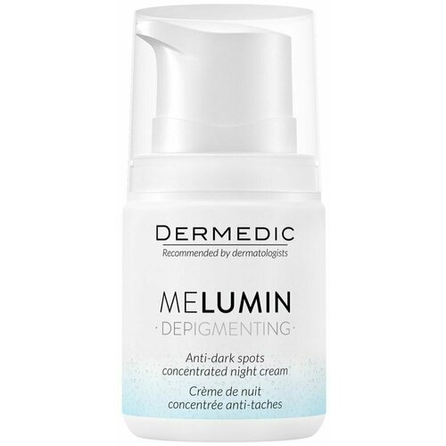 Крем-концентрат для лица Dermedic Melumin против пигментных пятен ночной 55мл effective whitening freckle cream remove dark spots anti freckle cream niacinamide fade pigmentation melasma brighten creams