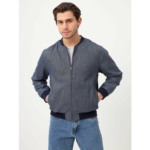 Джинсовая куртка GREG, размер 54, синий свитер мужской vay 222 12259 54 зимнее утро деним т джинс