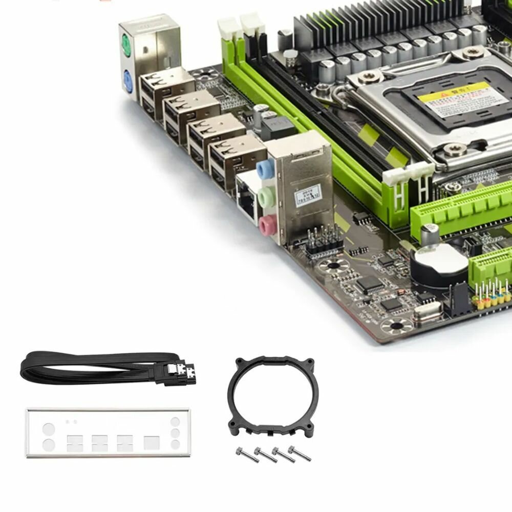 Материнская плата Atermiter Intel X79, процессор Xeon E5 2670 V2, память 2х16GB — фото 4