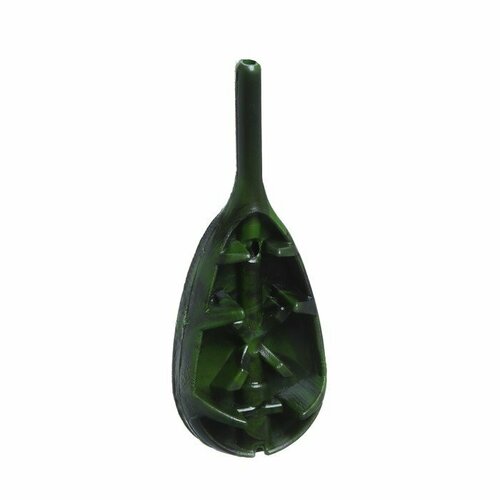 фото Груз-кормушка пластиковая x-feeder pl camo flat s, цвет камо, 30 г, 10 мл (комплект из 9 шт)