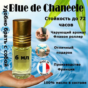 Масляные духи Blue de Chaneele, мужской аромат, 6 мл.