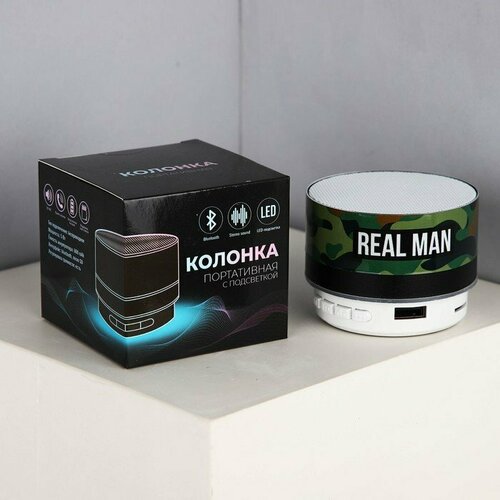 Портативная колонка Real man модель PS-03 49 х 7 см комплект из 2 шт 180200₽