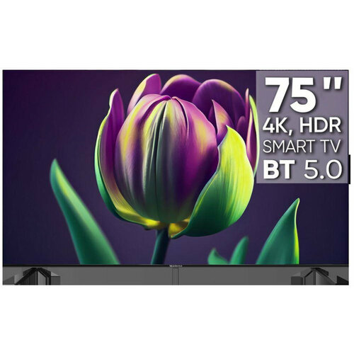 Телевизор (TOPDEVICE TDTV75CS06U_BK UHD SMART)