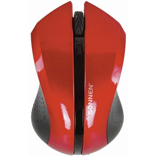 Мышь беспроводная Sonnen WM-250R USB 1600dpi 3 кнопки1 колесо-кнопка оптическая красная х2шт 170000₽
