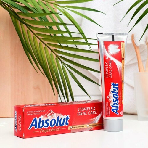 Зубная паста ABSOLUT Professional complex oral care, 110 г (комплект из 8 шт)