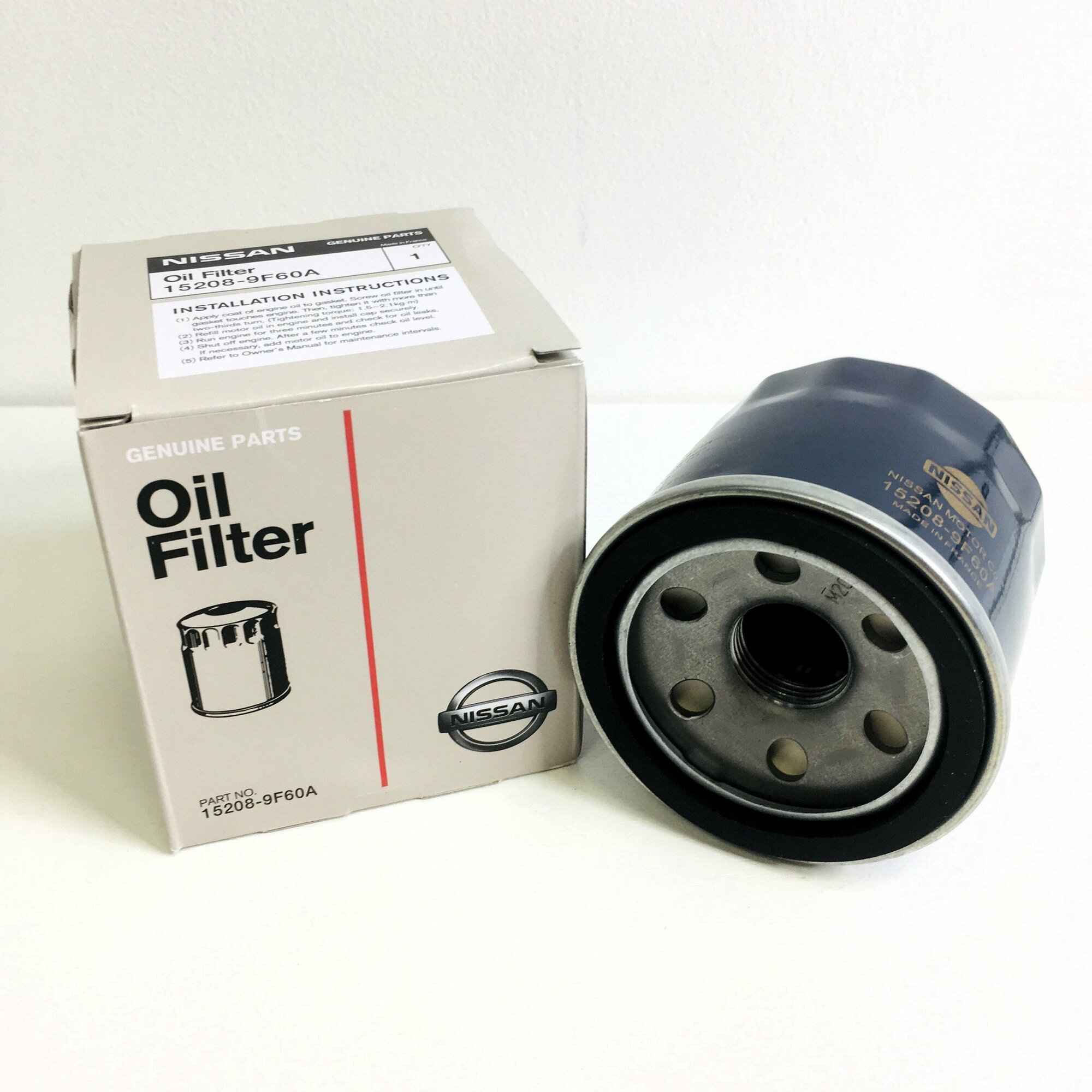 Фильтр масляный Nissan 15208-9F60A Juke Note Qashqai X-TRAIL / OEM ...