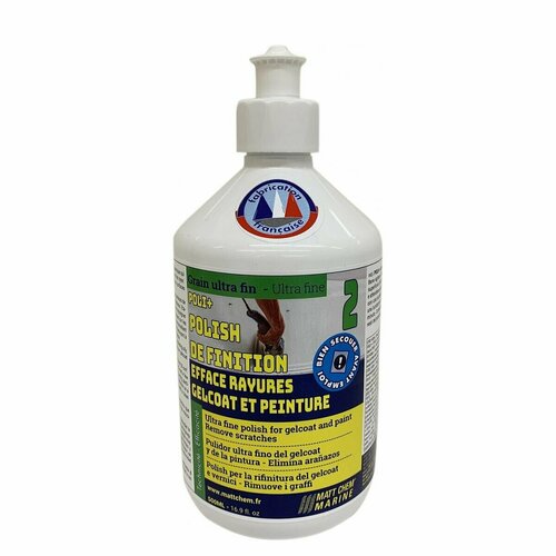 фото Полироль финишный matt chem marine poli+ 655mk для гелькоута и краски 500мл mattchem marine