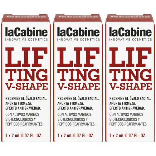 La Cabine Моделирующая сыворотка-филлер - Lifting v-shape ampoules для лица в ампулах 1х2мл, 3 шт