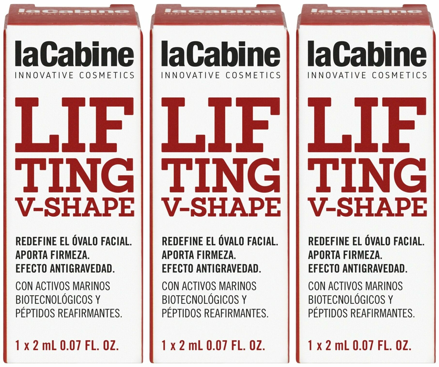 La Cabine Моделирующая сыворотка-филлер - Lifting v-shape ampoules для лица в ампулах 1х2мл, 3 шт