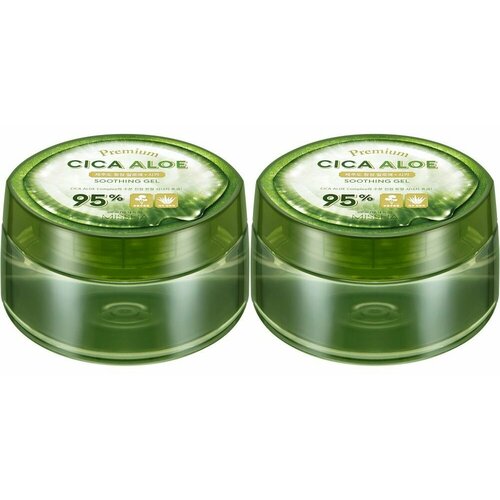 Missha Успокаивающий гель с алоэ Premium Cica Aloe Soothing Gel, 300 мл, 2 шт
