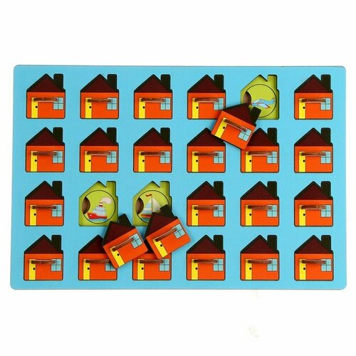 Пазл Весёлые игрушки «Мемо Транпорт» (комплект из 4 шт)