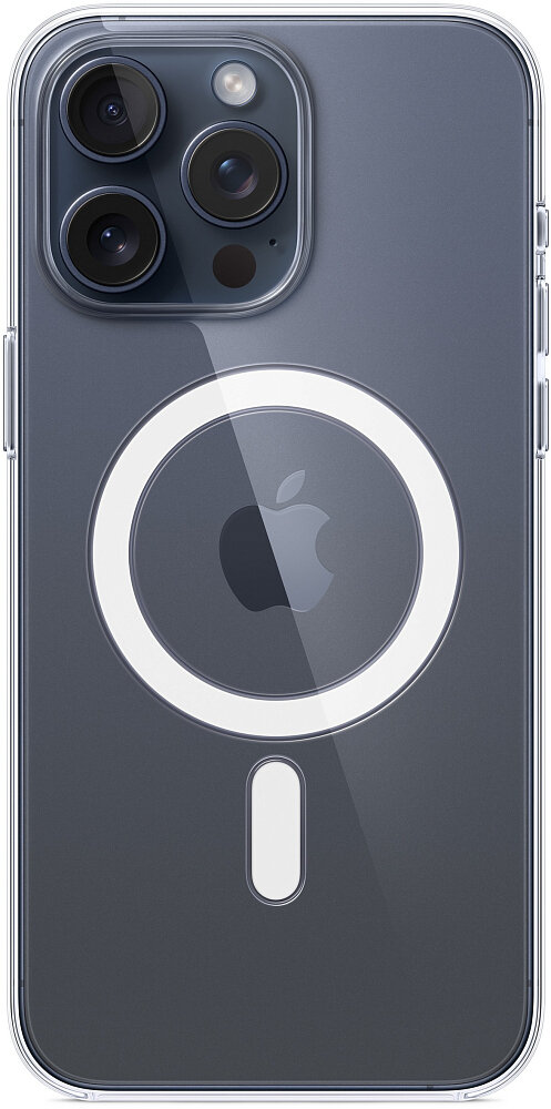 Чехол оригинальный Apple для 15 Pro Max Silicone Case - Clear Case - фото №4