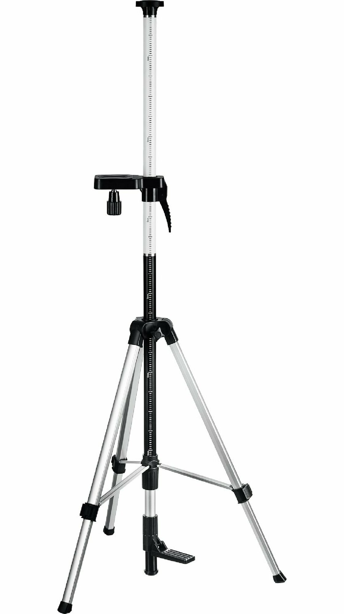 Элевационная распорная наборная штанга-штатив с треногой ЗУБР высота 27-360 см нагрузка 2 кг 5 секций алюминиевая телескопическая