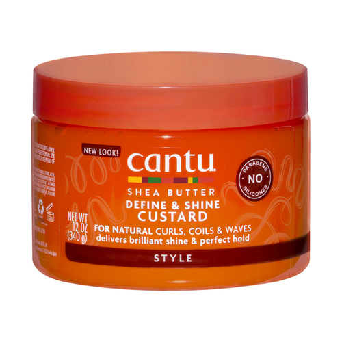 Cantu, Custard, Shea Butter for Natural Hair Define & Shine, Кастард для вьющихся волос