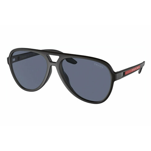 фото Солнцезащитные очки prada, синий, черный prada linea rossa