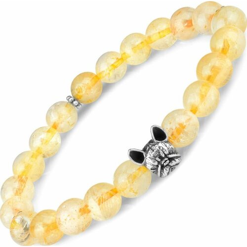 фото Браслет everiot, цитрин, размер 17 см, желтый