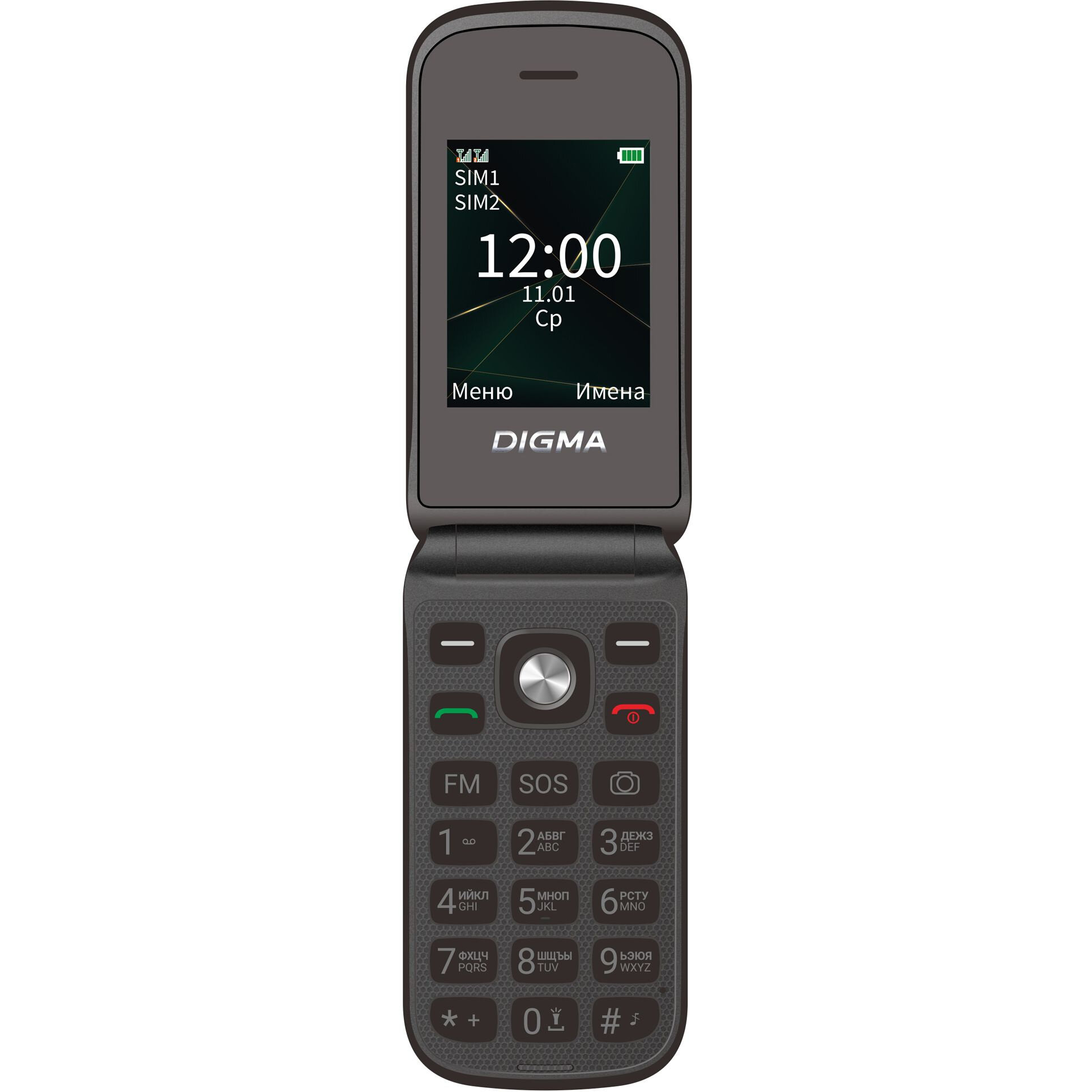 Мобильный телефон Digma VOX FS241 0.128ГБ черный - фото №12