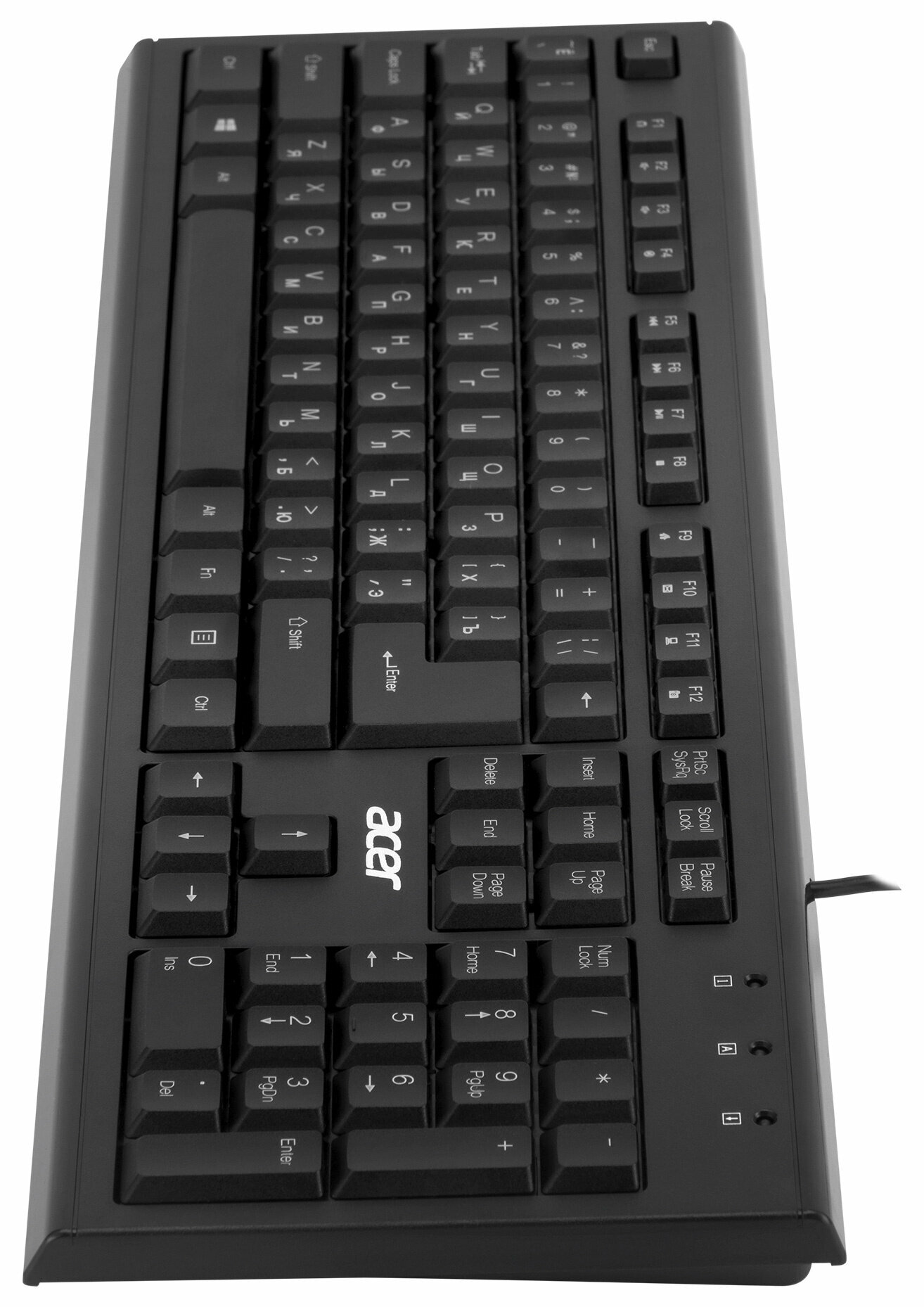 Клавиатура Acer OKW120 черный (ZL KBDEE006)