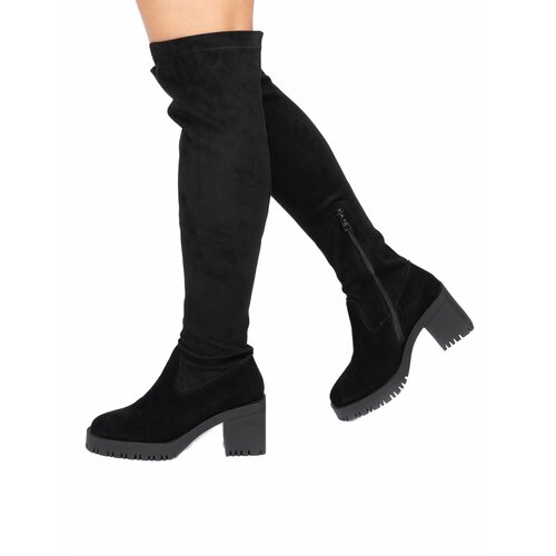 фото Ботфорты baden, полнота f, размер 38, черный