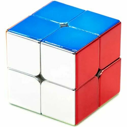 Кубик Рубика Cyclone Boys 2x2 Metallic / Развивающая головоломка скоростной кубик рубика cyclone boys 3x3 xuanfeng 3х3 цветной пластик развивающая головоломка